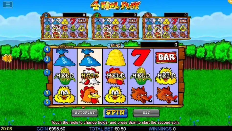 4 Fowl Play Slot: Panoramica del Gioco